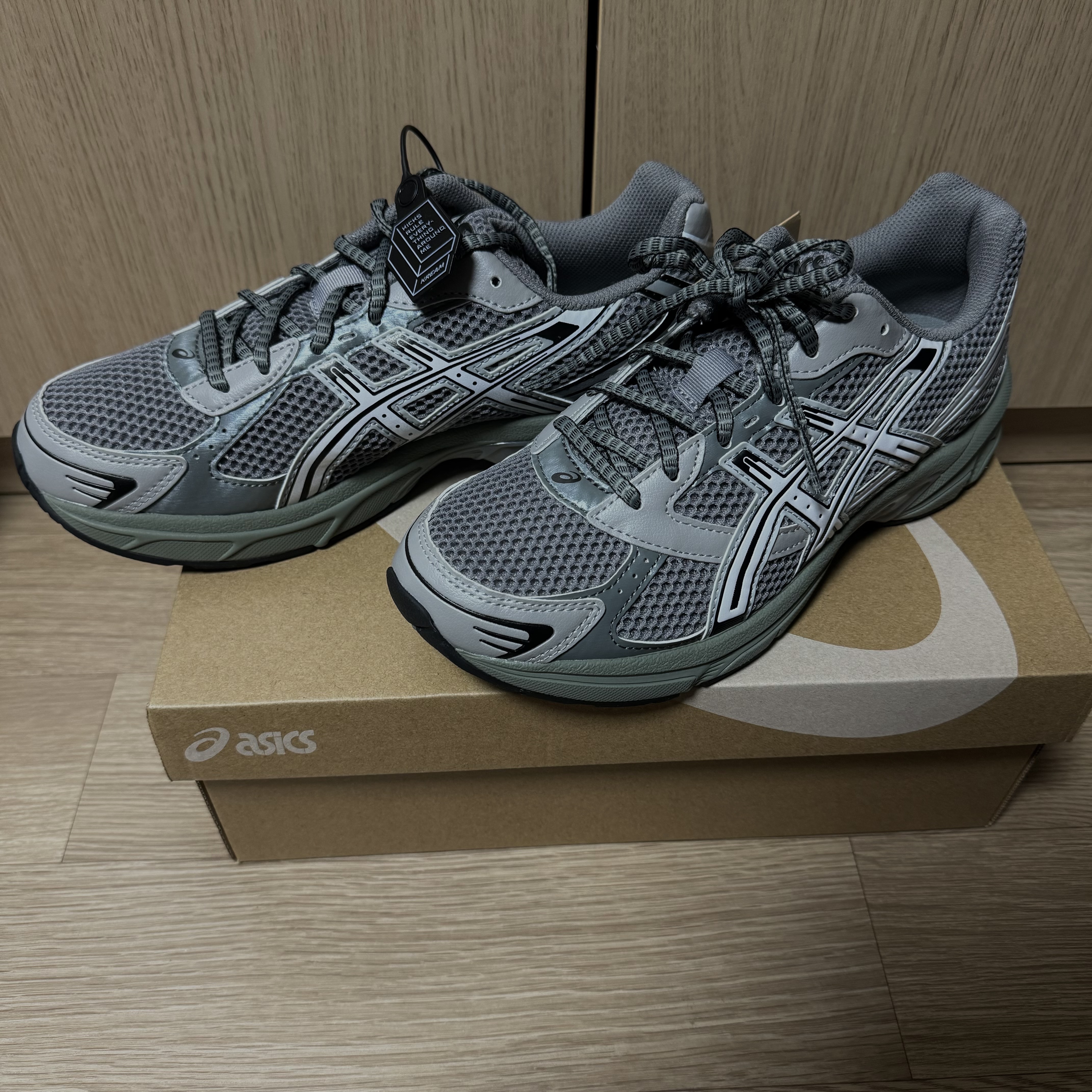 Asics Gel-1130 Wild Dove White - Folder Exclusive 착용 스타일 - 3