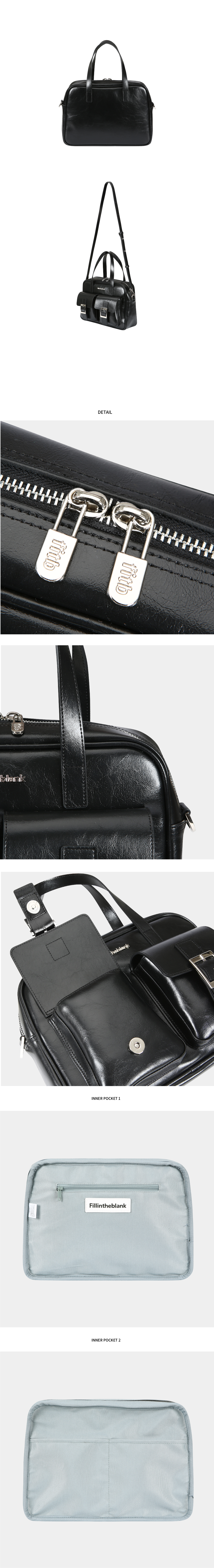 【FILLINTHEBLANK】PK Middle Shoulder Bag (BLACK) MUSINSA | FILLINTHEBLANK PK Middle Shoulder Bag (black)