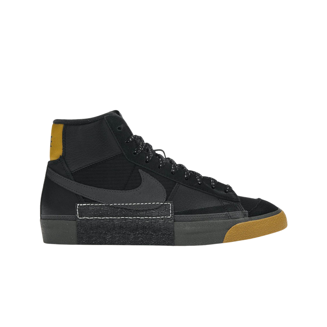 FB8891-001 Nike Blazer Mid Pro Club Black Medium Ash - 대표 이미지 #1