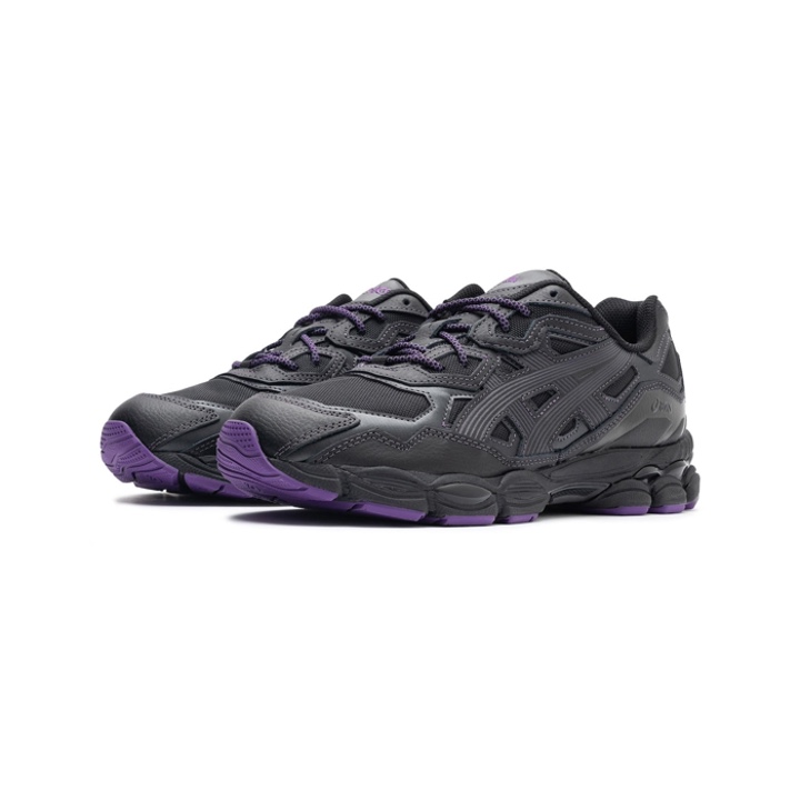 Asics x Needles Gel-NYC Black Purple 착용 스타일 - 2