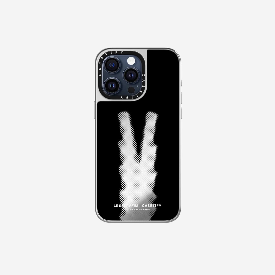 Casetify x LE SSERAFIM iPhone EASY Logo MagSafe Mirror Case Silver Mirror Silver Bumper 상세 이미지 2