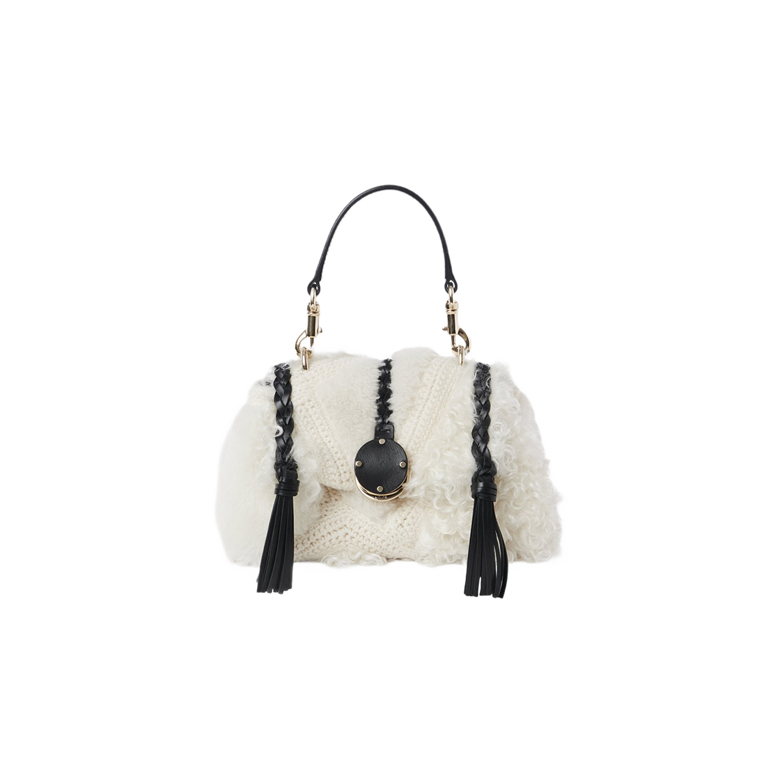 Chloe Penelope Mini Soft Shoulder Bag Snow White 상세 이미지 1