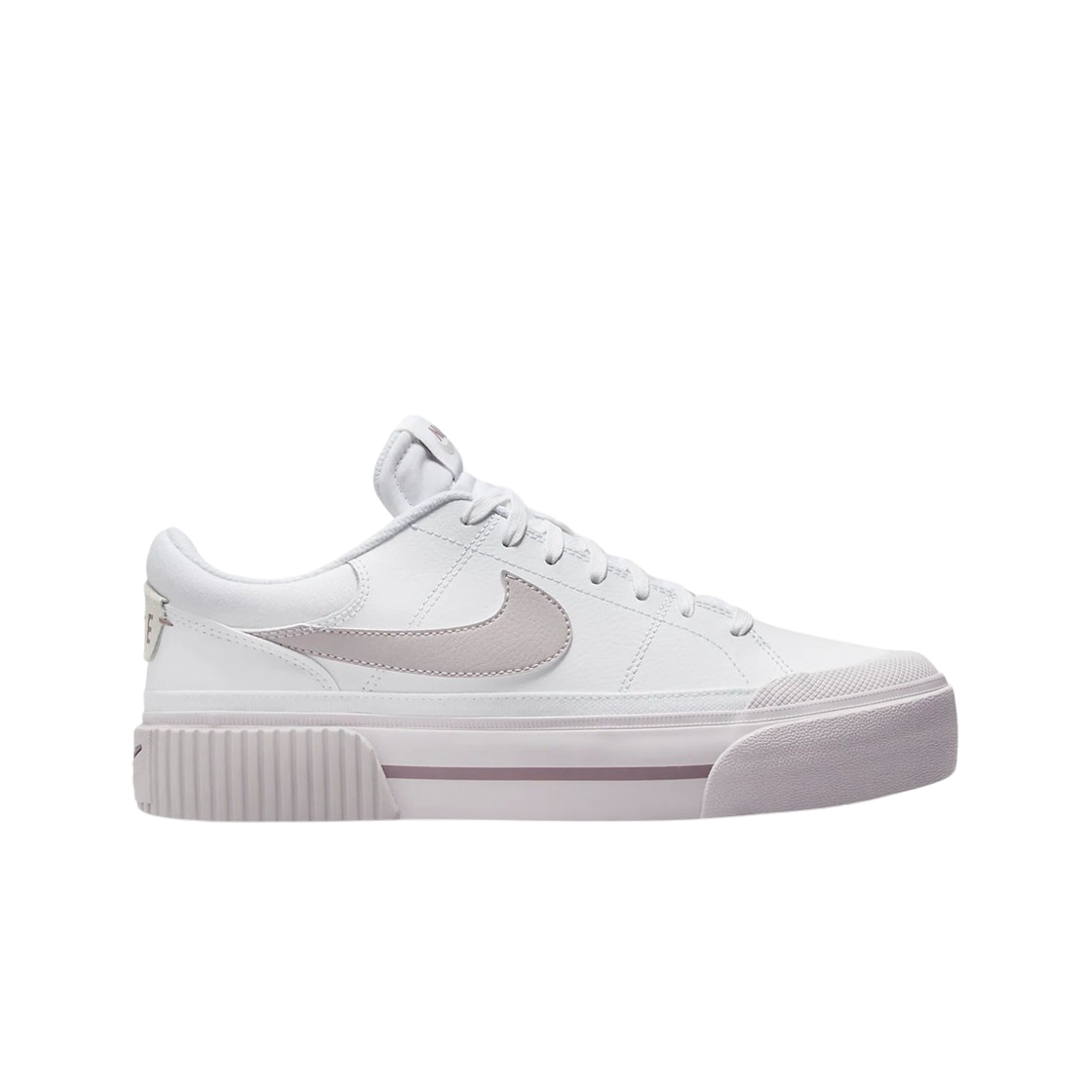 (W) 나이키 코트 레거시 리프트 화이트 스모키 모브((W) Nike Court Legacy Lift White Smokey Mauve) - 1