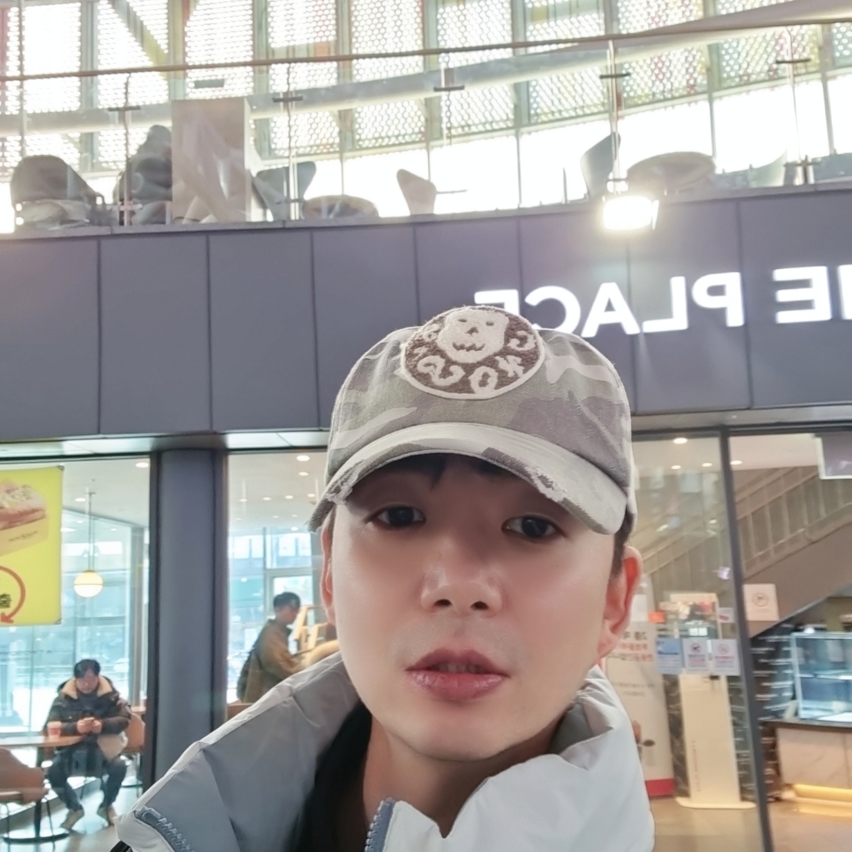 ETCE Ghost Cap Washed Camo 착용 스타일 - 2