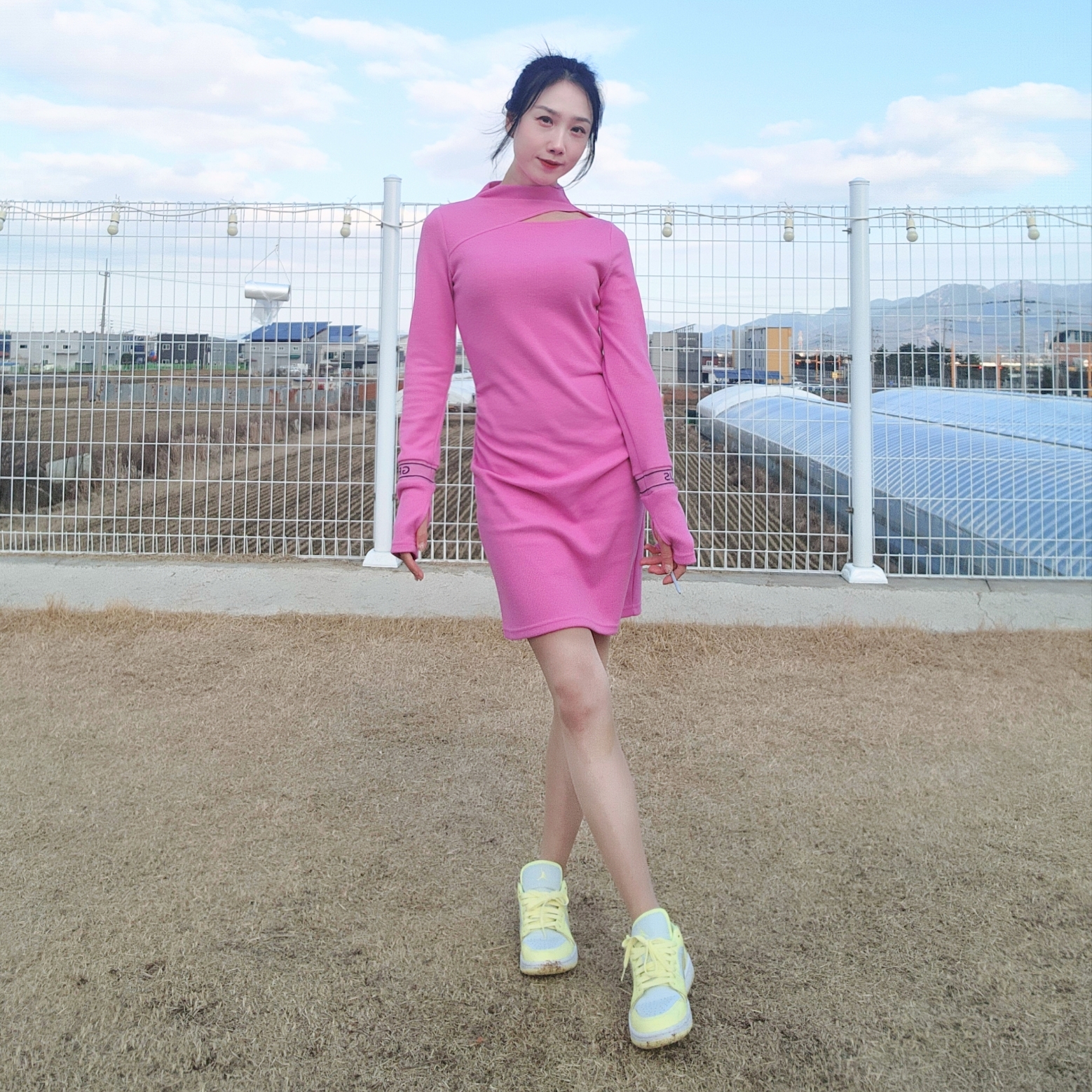 (W) Jordan 1 Low Citron Tint 착용 스타일