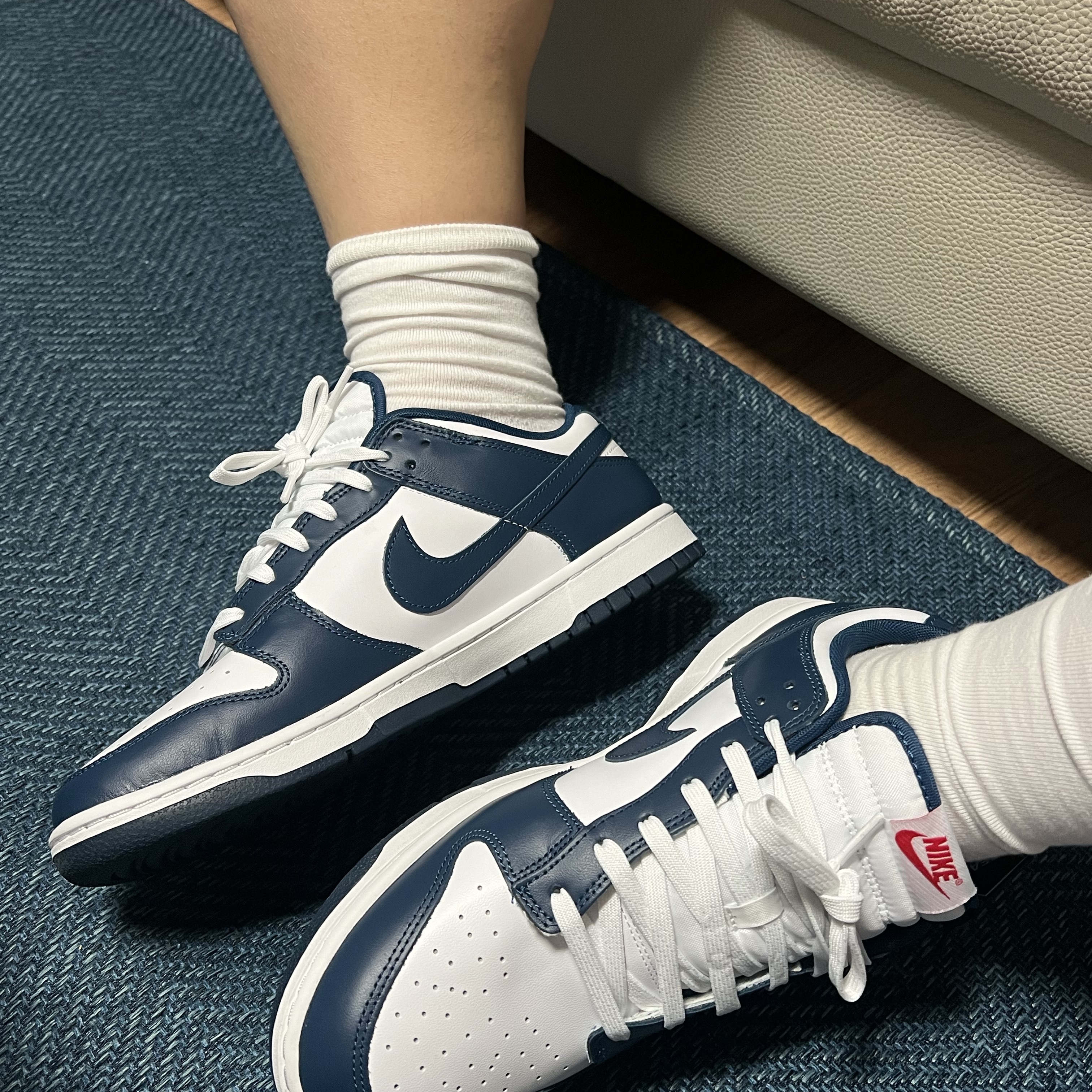 Nike Dunk Low Retro Valerian Blue 착용 스타일