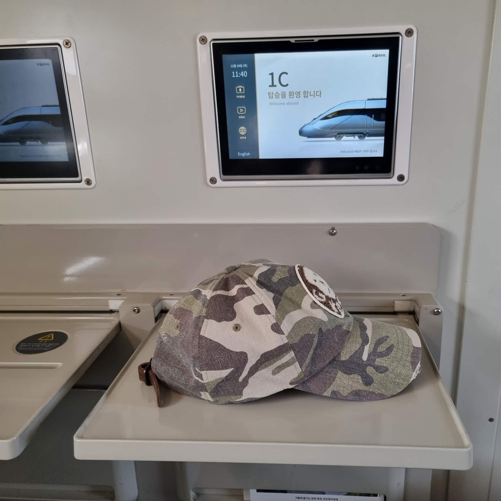 ETCE Ghost Cap Washed Camo 착용 스타일 - 3
