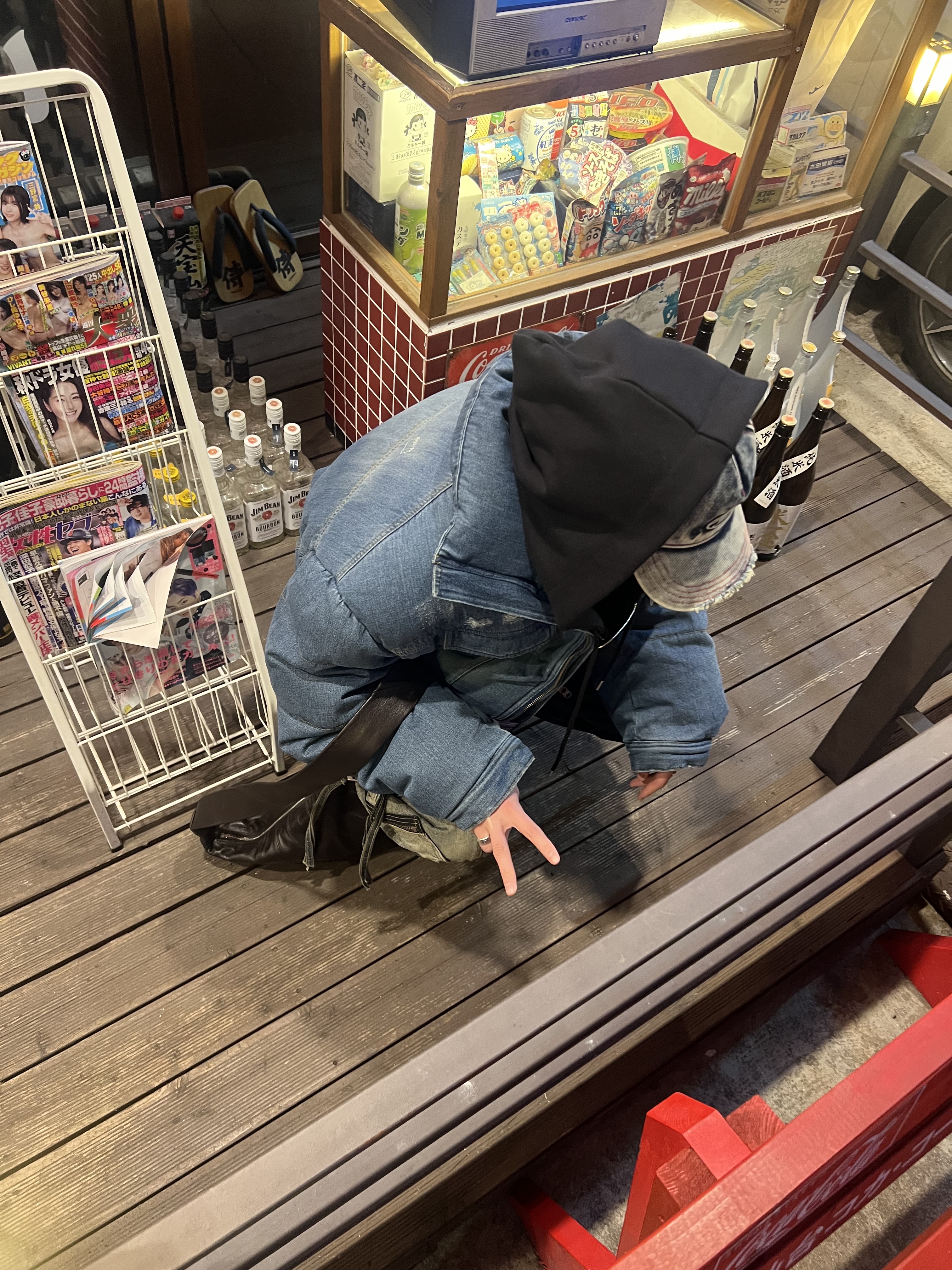 Ader Error Nox Puffer Jacket Blue, Lemaire Small Croissant Bag Soft Nappa Leather Dark Chocolate ์ฐฉ์ฉ ์คํ์ผ - 3