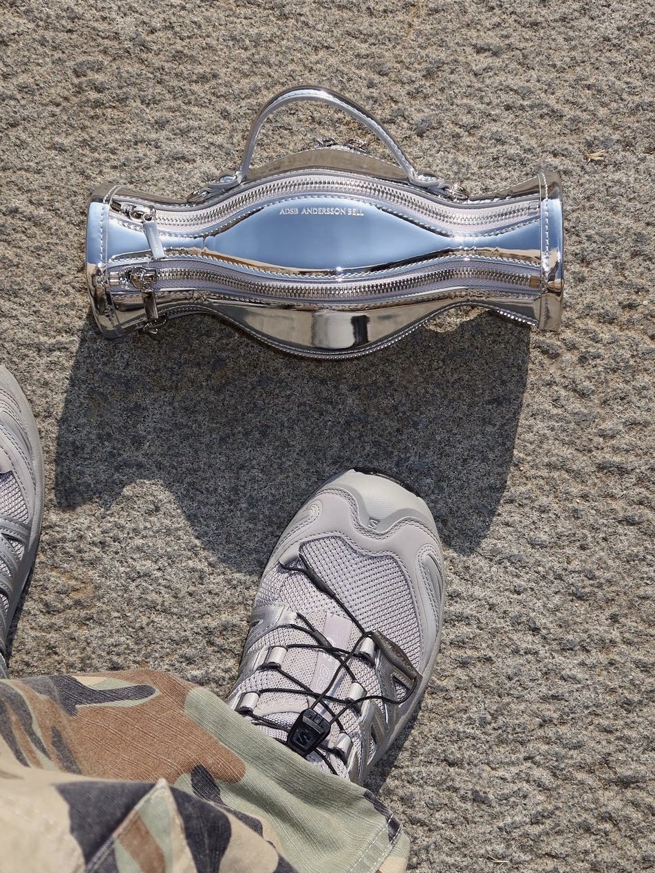 Salomon XA Pro 3D Alloy Silver 착용 스타일 - 2
