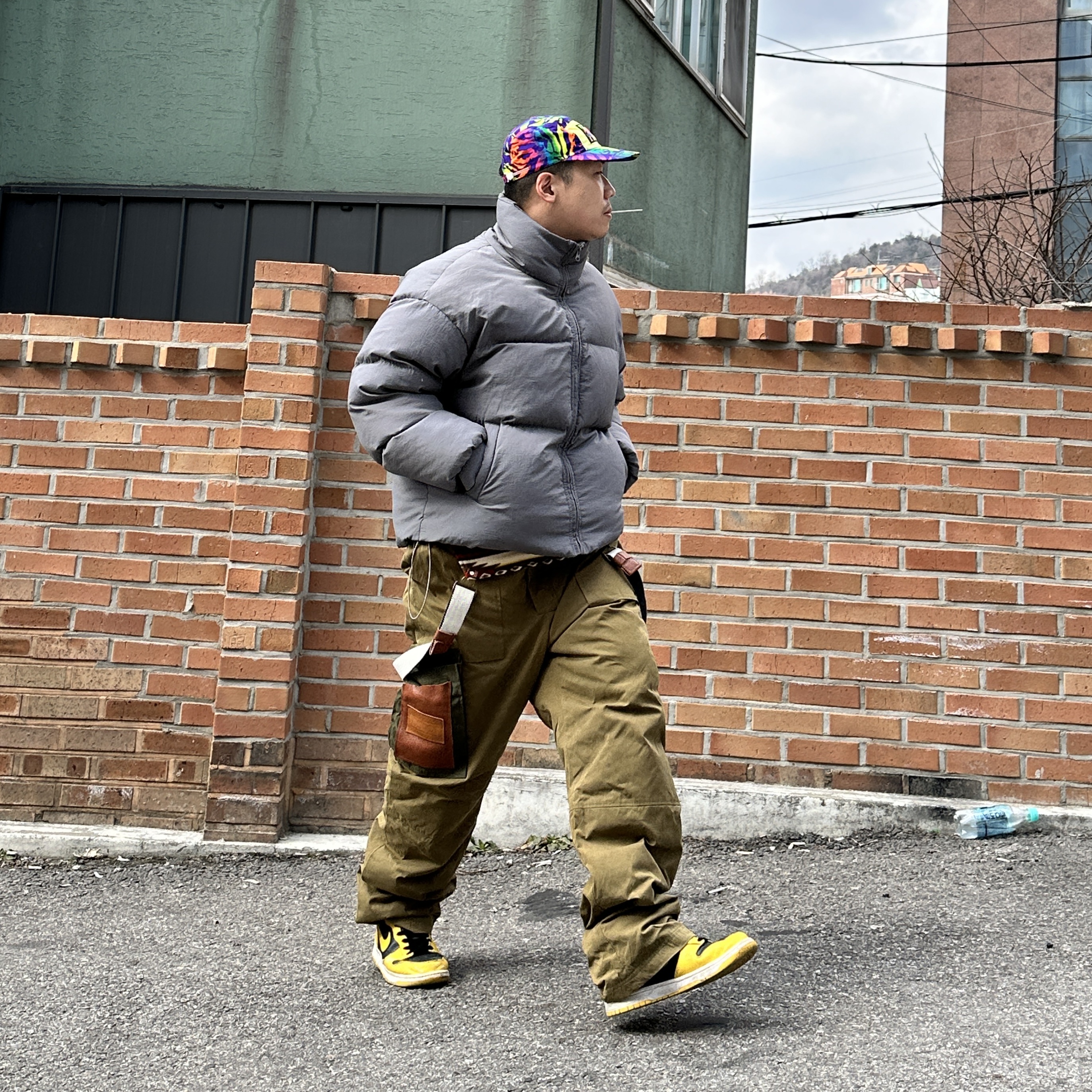 Nike Dunk High SP Varsity Maize 착용 스타일