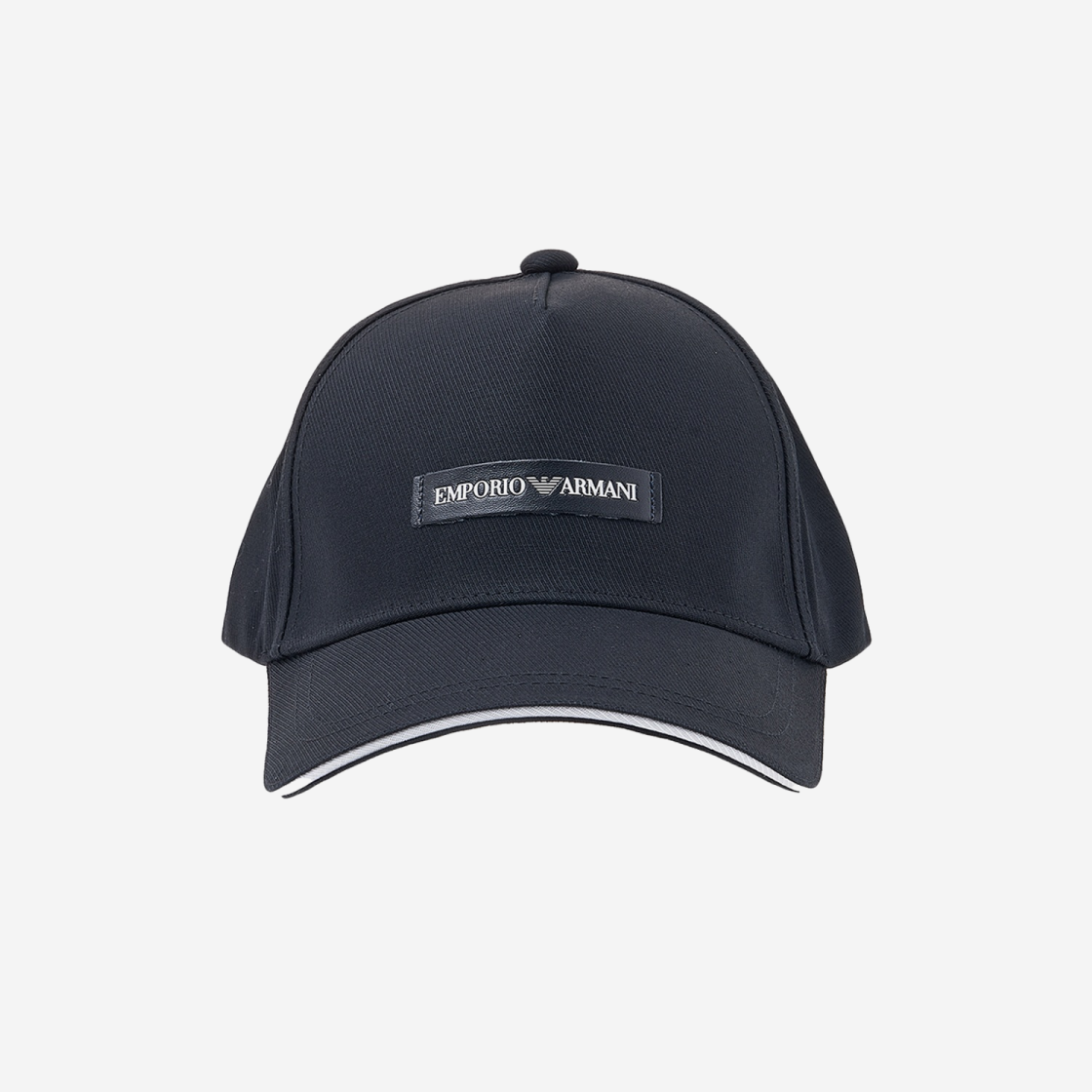 Emporio Armani Signature Logo Label Ball Cap Black 상세 이미지 2