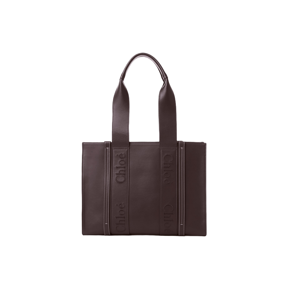 Chloe Medium Woody Tote Bag Deep Violine 상세 이미지 2