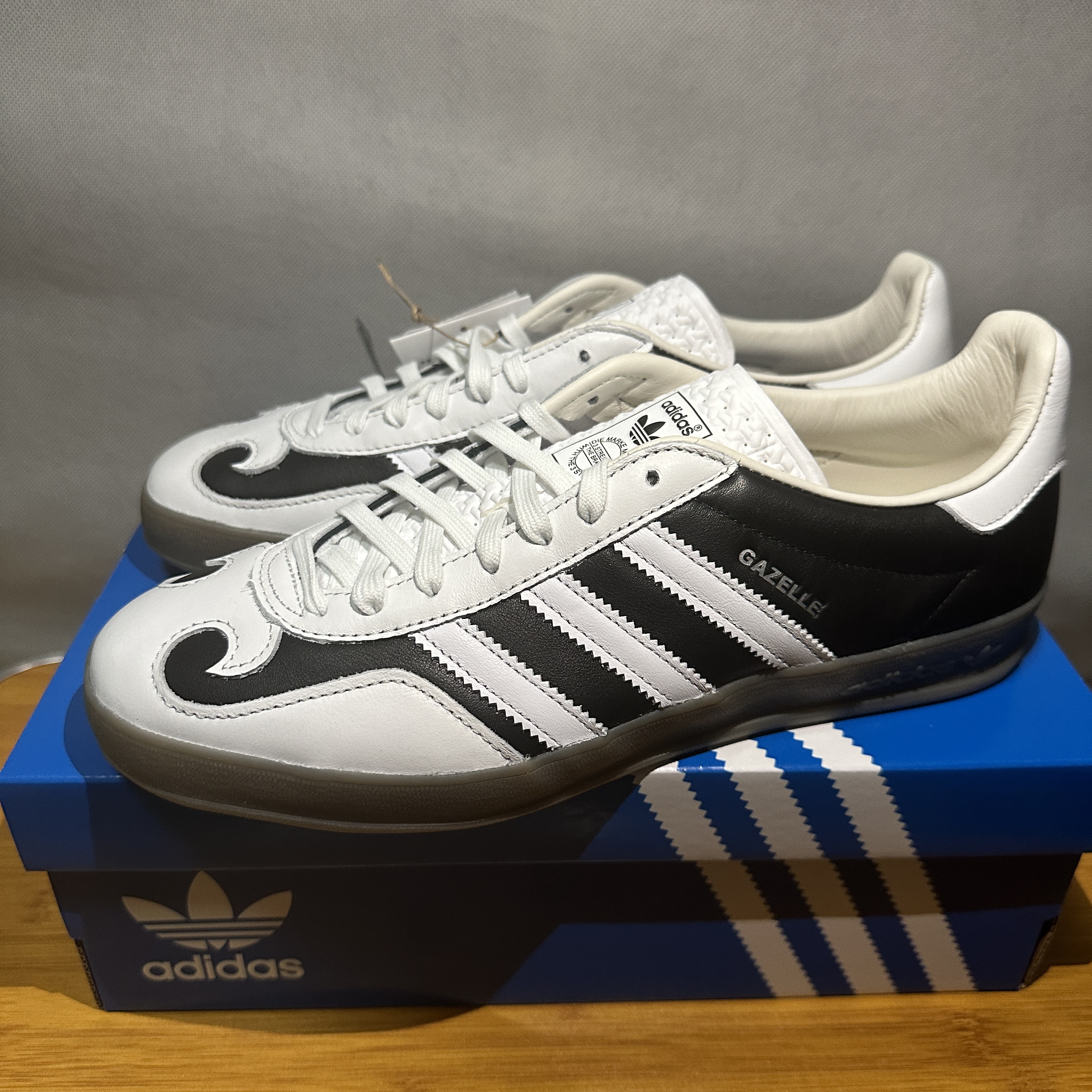 Adidas Gazelle Indoor Gatsin Cloud White Off White 착용 스타일