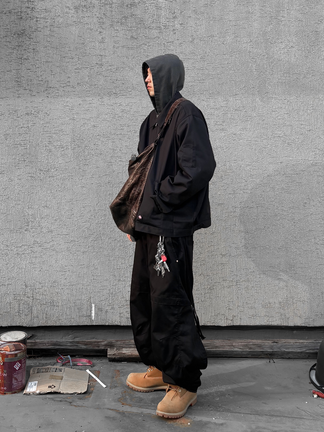 Timberland Premium 6 inch Waterproof Boot Wheat Nubuck - Wide, Wapworks Office Back Slit Pants Black 착용 스타일 - 2