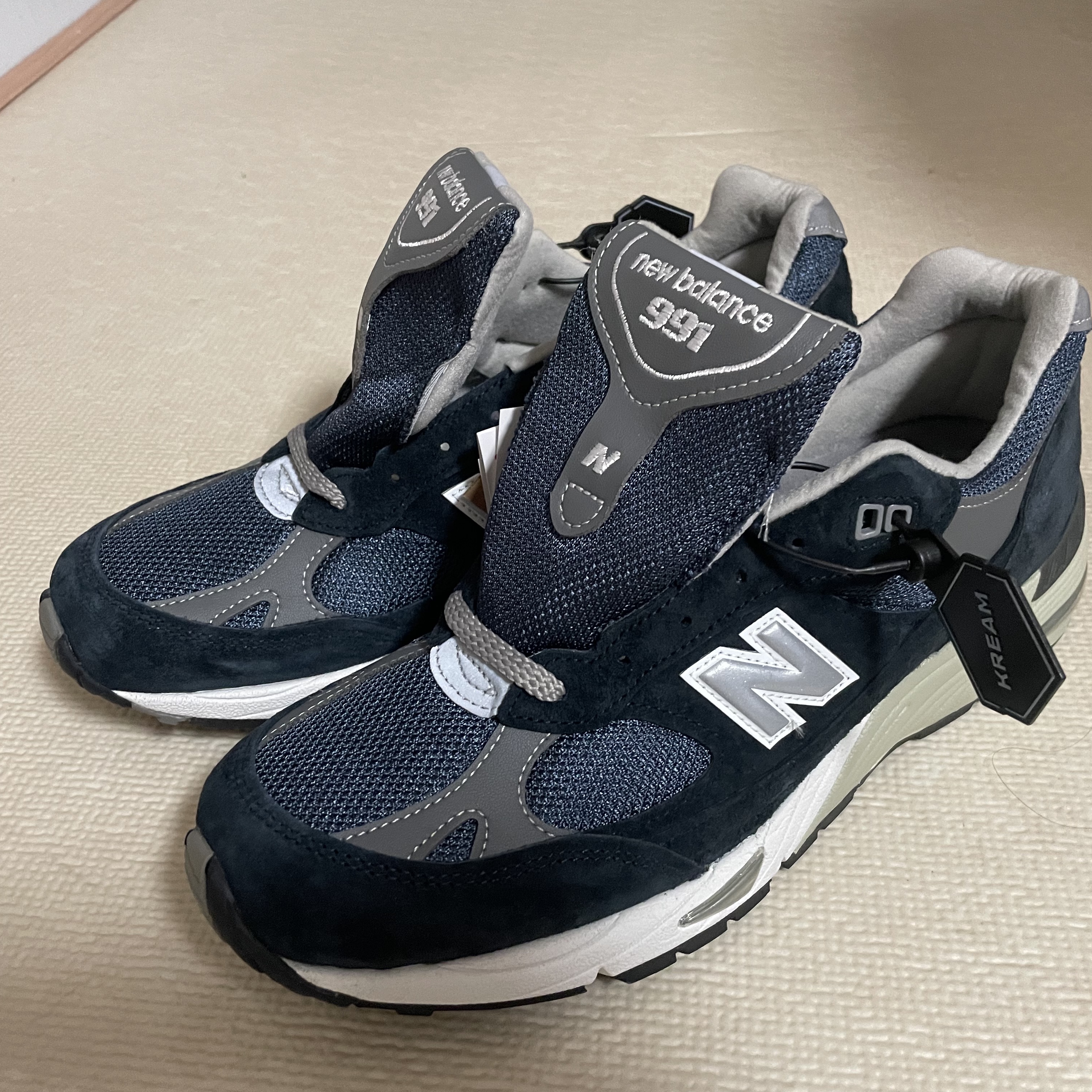 New Balance 991 Made in UK Navy 착용 스타일