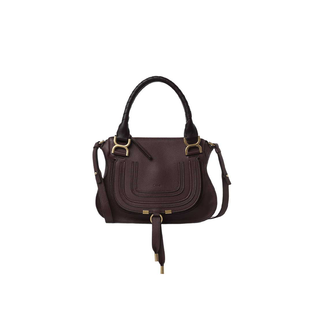 Chloe Marcie Small Double Carry Bag Deep Violine 상세 이미지 1