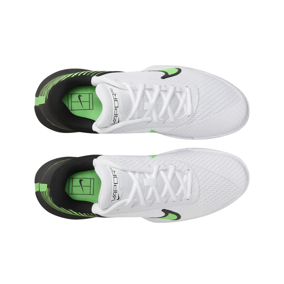 나이키 코트 에어 줌 베이퍼 프로 2 화이트 포이즌 그린(Nike Court Air Zoom Vapor Pro 2 White Poison Green) - 2