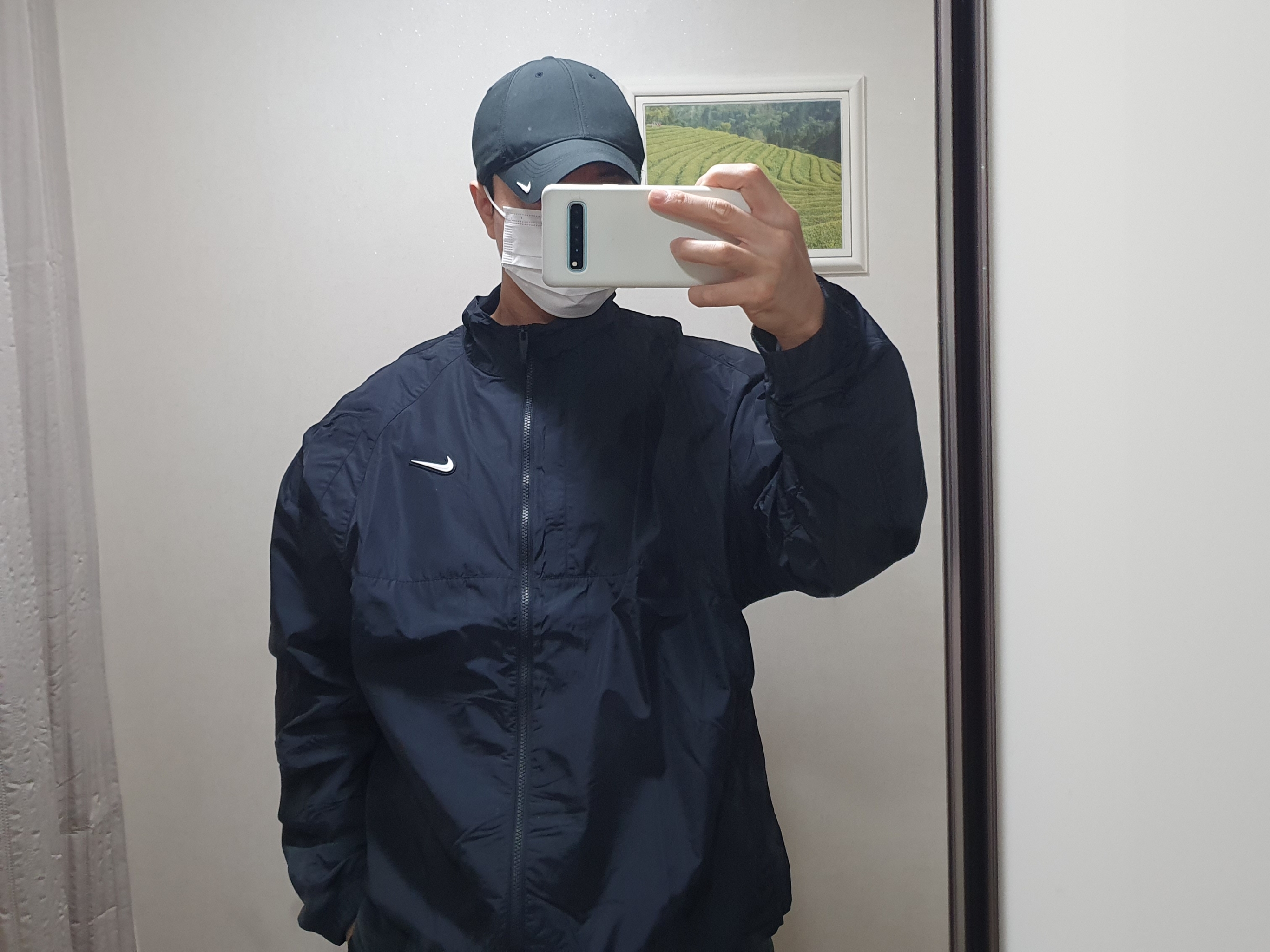 Nike x Drake Nocta Nylon Track Jacket Black (FN7666-010) 착용 스타일