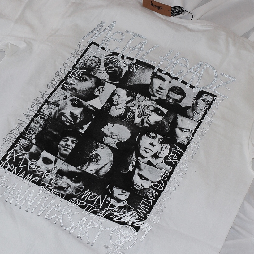 Stussy x Goldie Metalheadz 30 T-Shirt White, [KREAM 단독] ADSB Andersson Bell Women Sara Silver Crop Knit Pull-Over Grey 착용 스타일 - 5