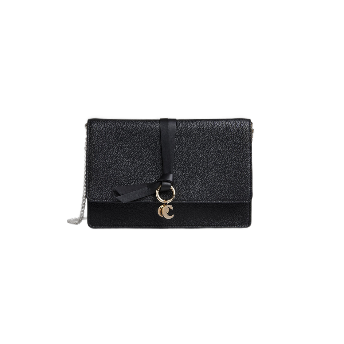 Chloe Alphabet Clutch Bag Black 상세 이미지 1