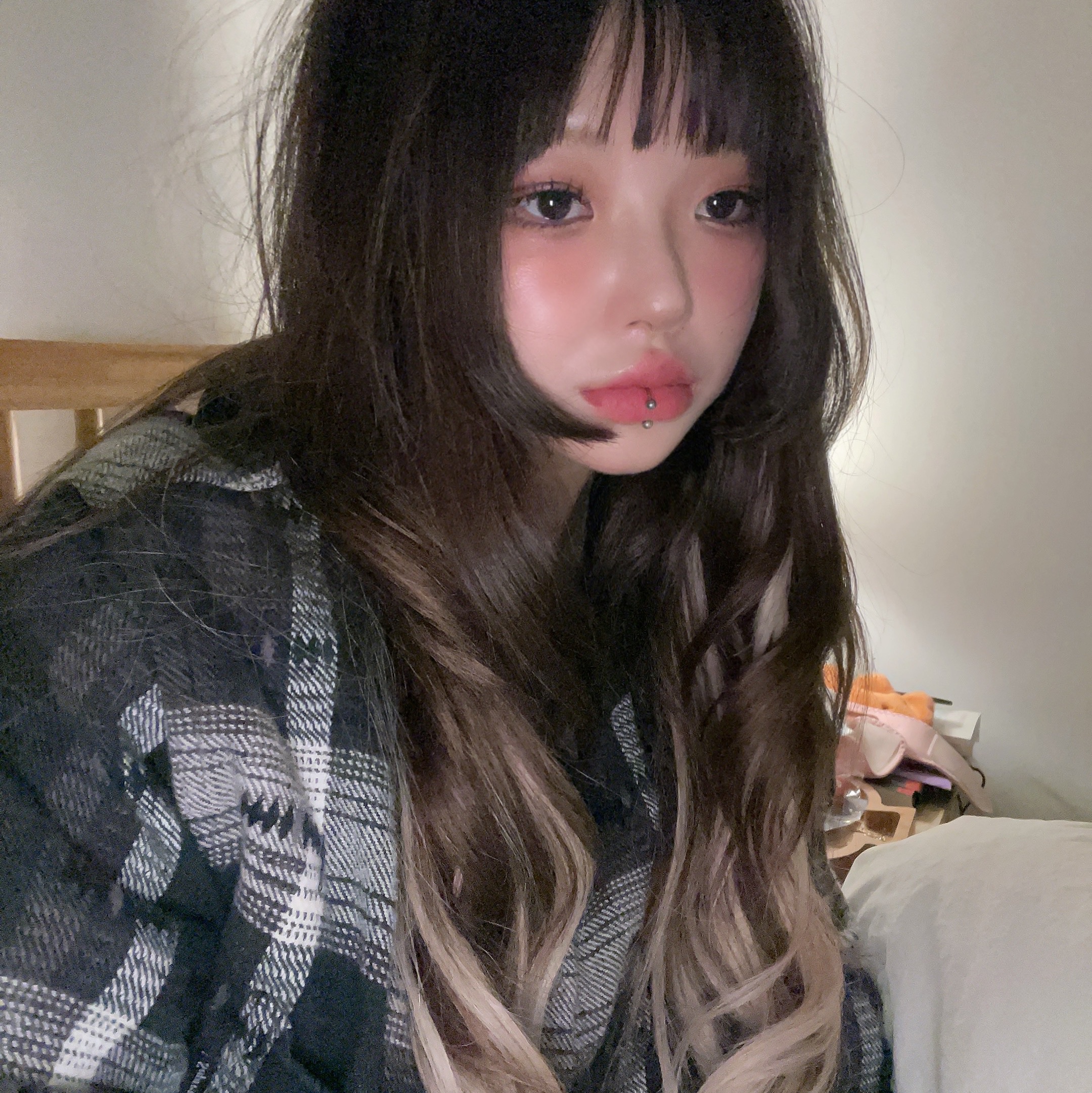 Supreme Hooded Jacquard Flannel Shirt Black - 18FW 착용 스타일