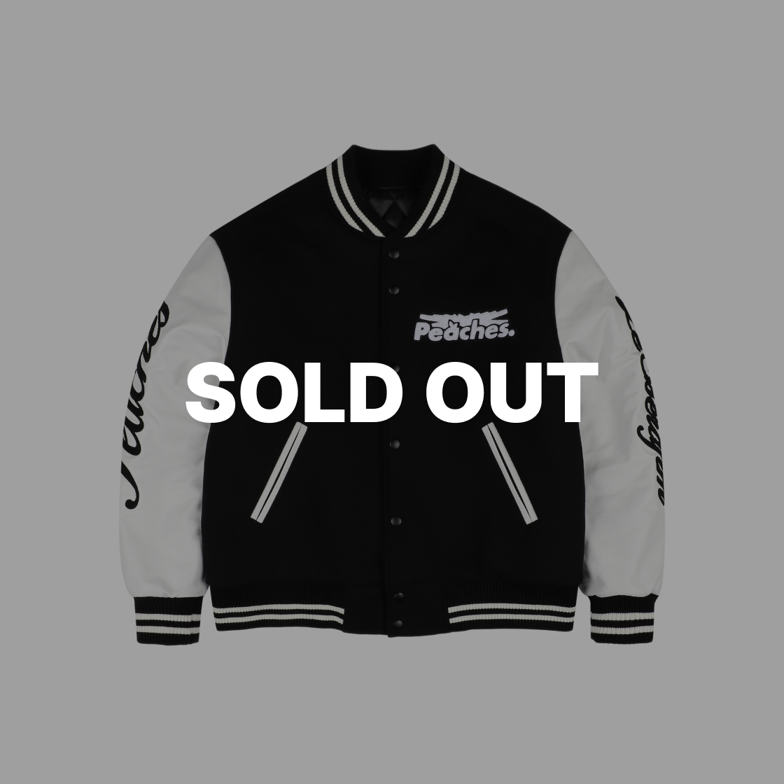 [르세라핌 x 피치스] 바시티 재킷([LE SSERAFIM x Peaches.] VARSITY JACKET)