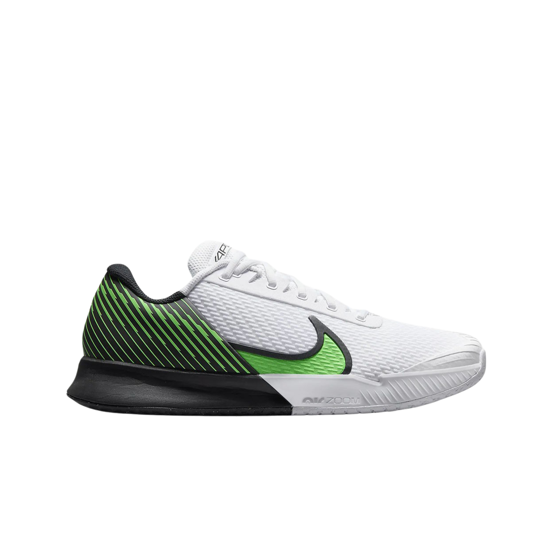 DR6191-105 Nike Court Air Zoom Vapor Pro 2 White Poison Green
