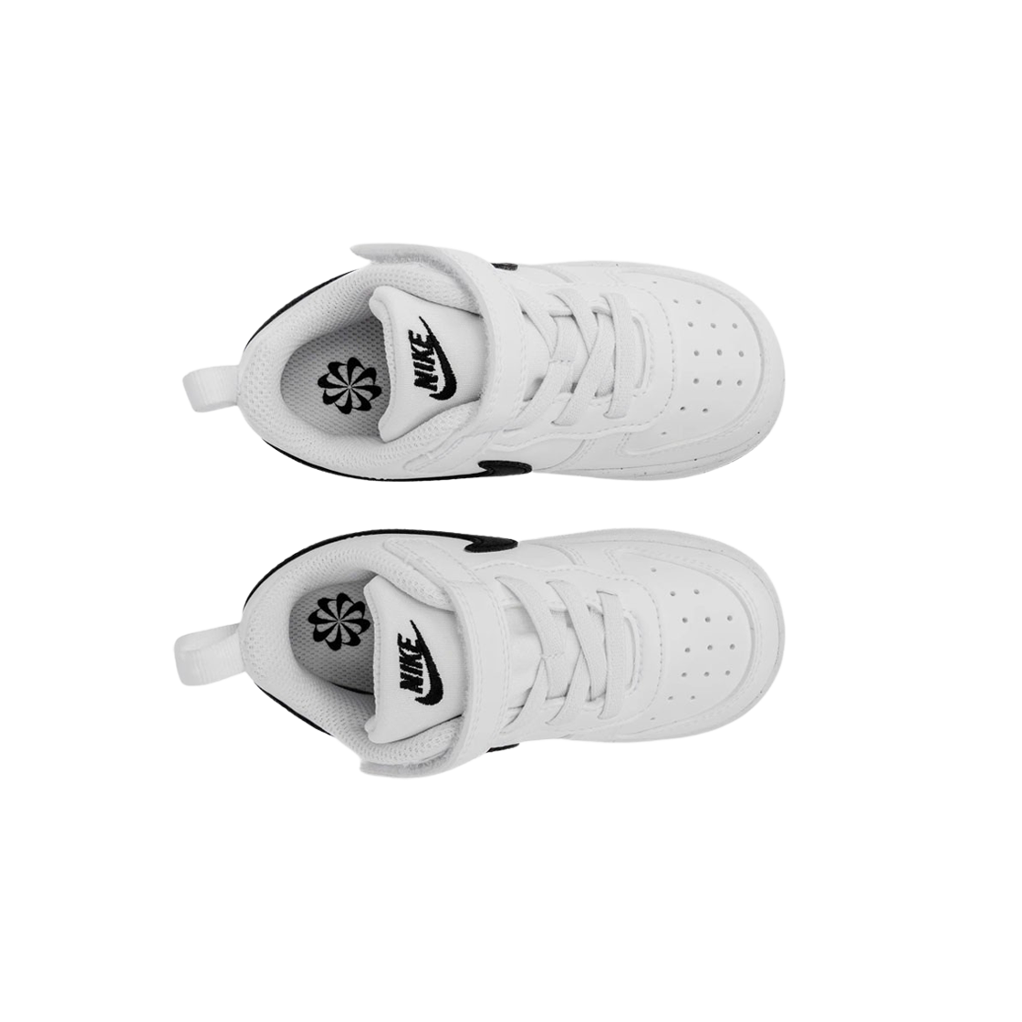 (TD) 나이키 코트 버로우 로우 리크래프트 화이트 블랙((TD) Nike Court Borough Low Recraft White Black) - 2
