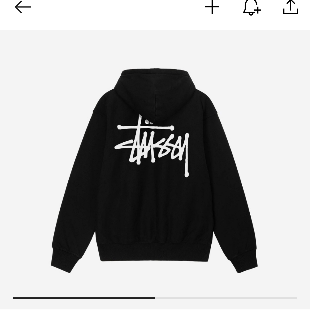 Stussy Basic Stussy Pigment Dyed Hoodie Black 착용 스타일