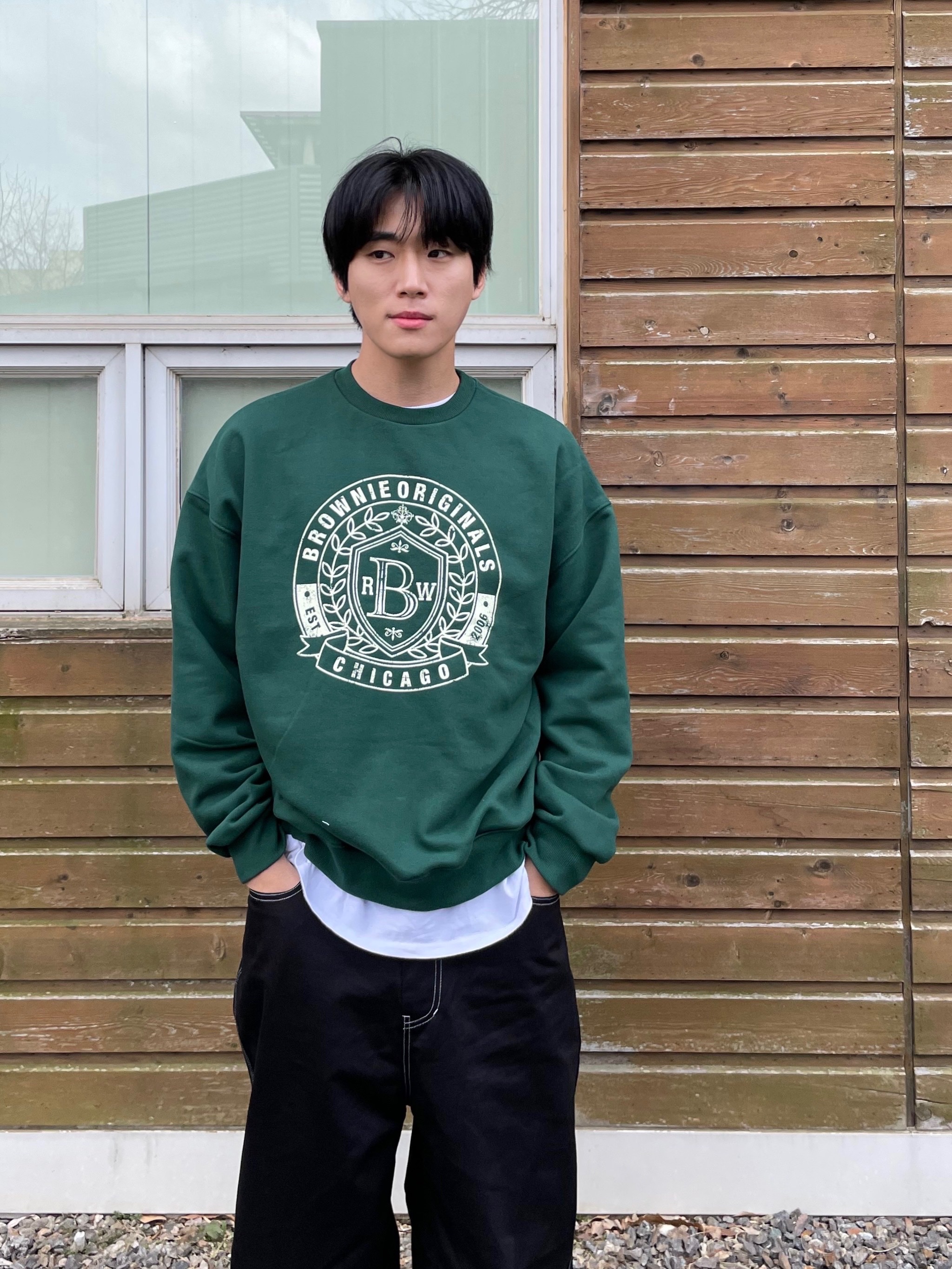 Vans Authentic Navy 착용 스타일 - 3