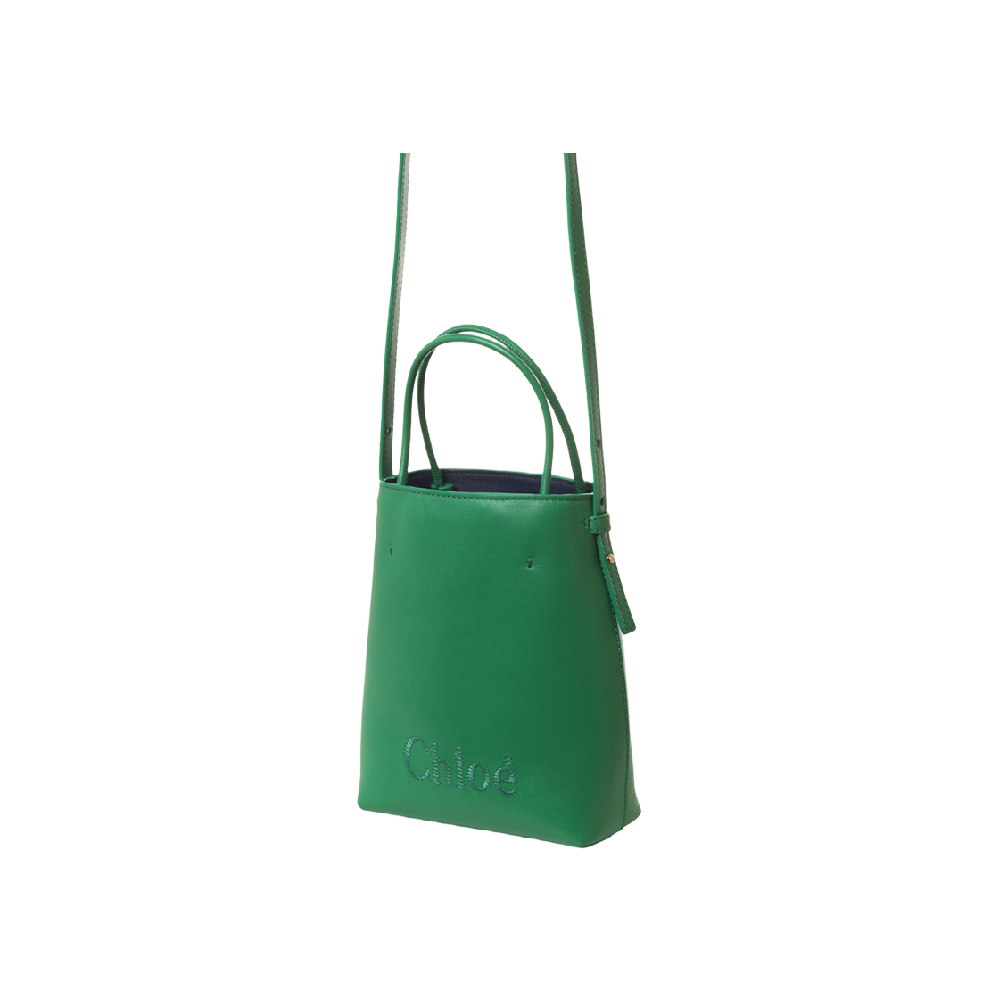 Chloe Sense Micro Tote Bag Pop Green 상세 이미지 3