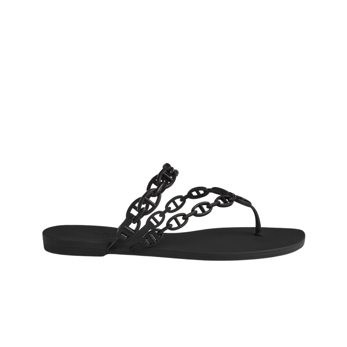 (W) 에르메스 아일랜드 샌들 & 누아((W) Hermes Island Sandal & Noir)