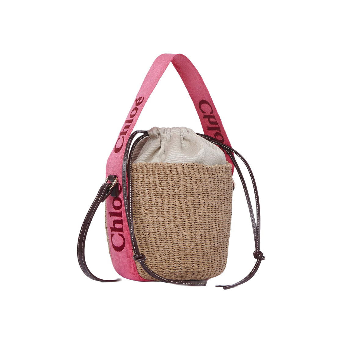 Chloe Small Woody Basket Pink Red 상세 이미지 1