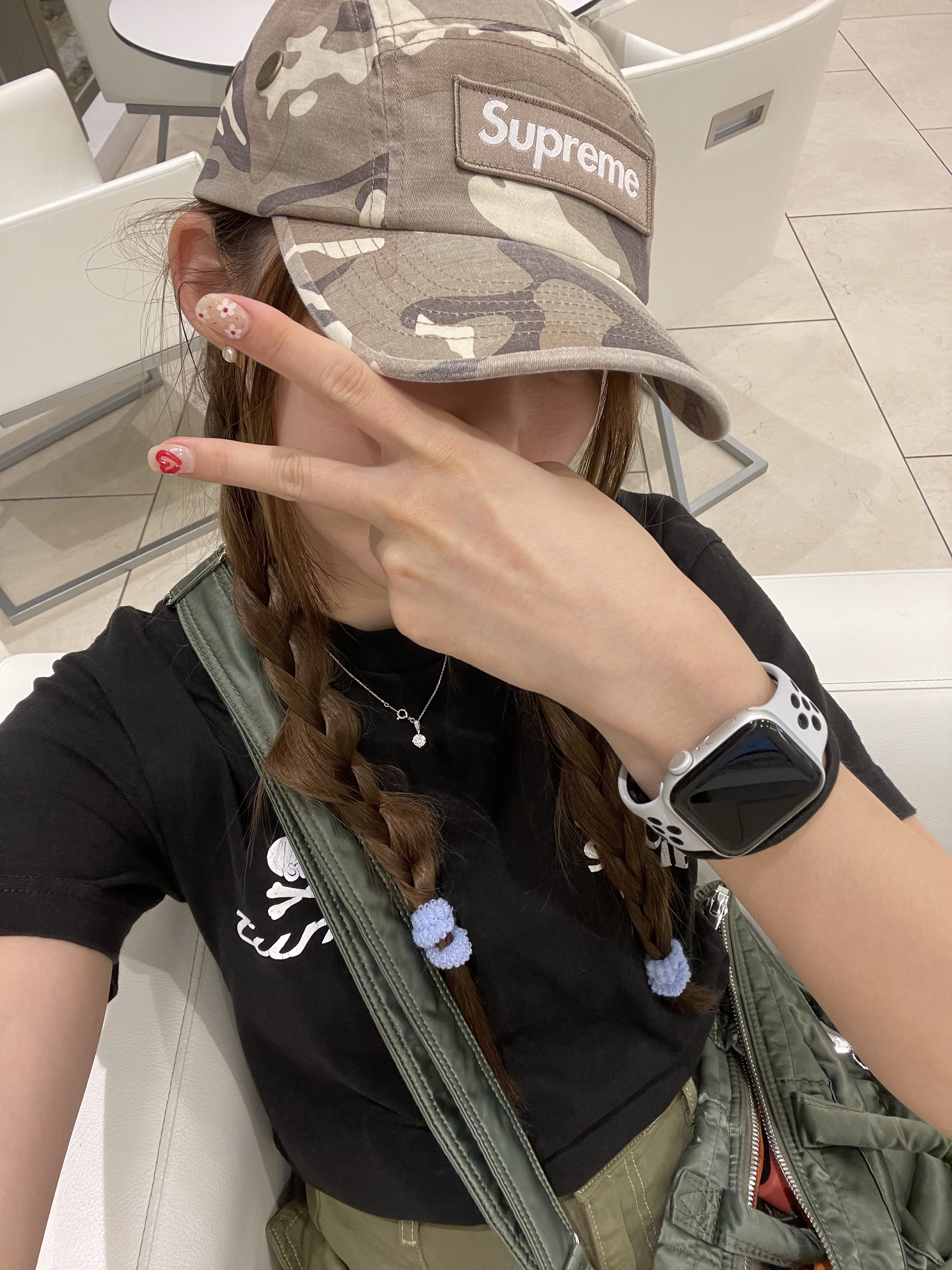 Supreme Military Camp Cap Stone Camo - 23SS, Porter x Kaikai Kiki 2Way Helmet Bag 착용 스타일 - 2