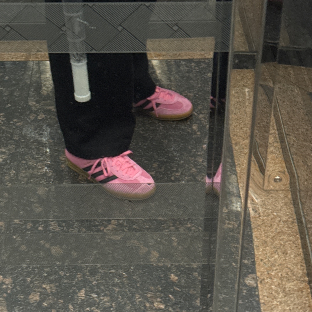 (W) Adidas Gazelle Indoor Bliss Pink 착용 스타일