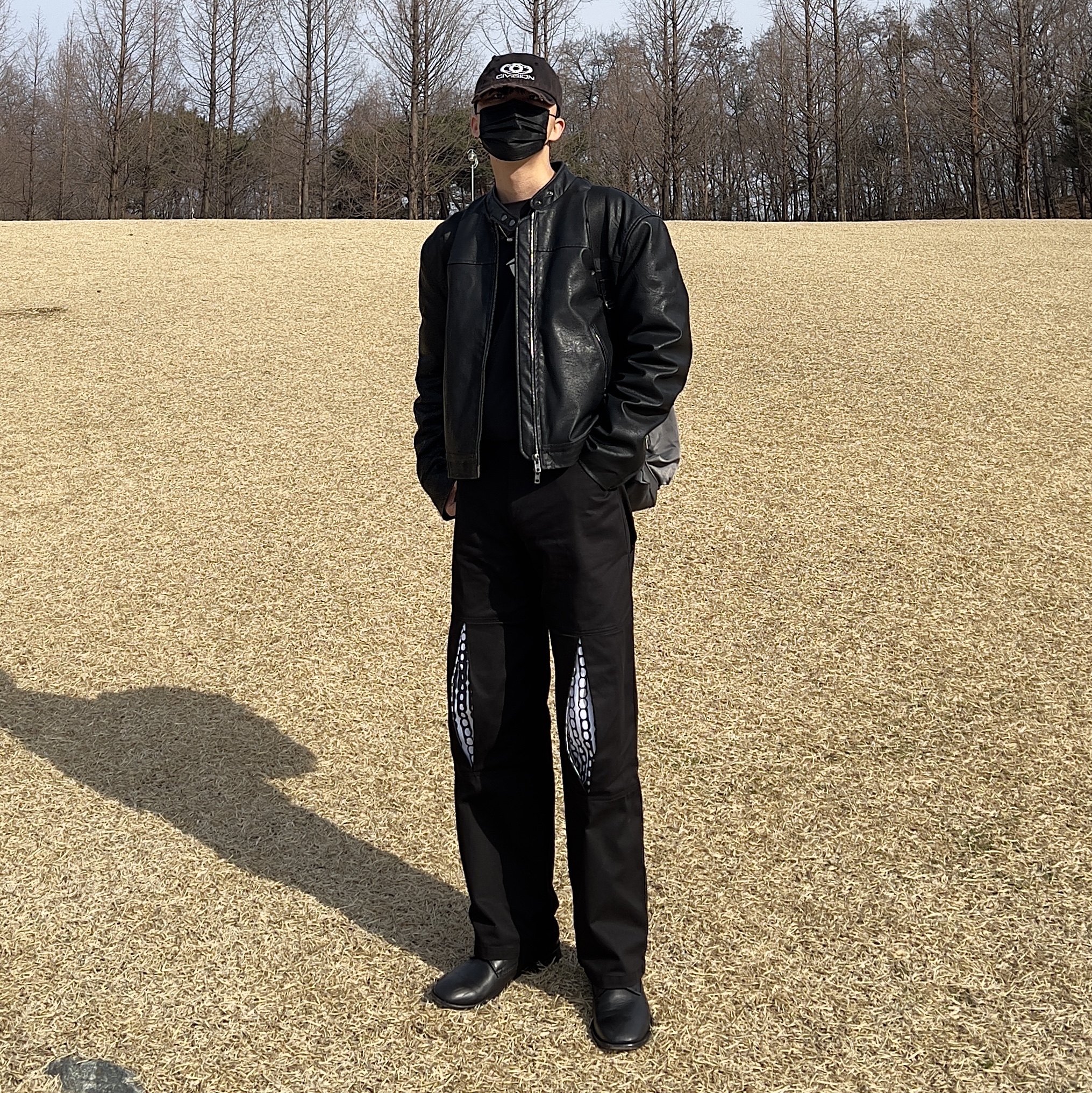 Civision by CSC Vison Destroyed Cap Washed Black 착용 스타일