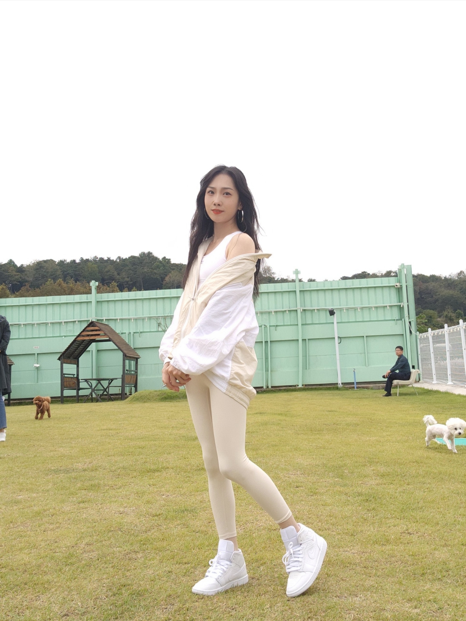 Jordan 1 Mid Triple White 2022 착용 스타일