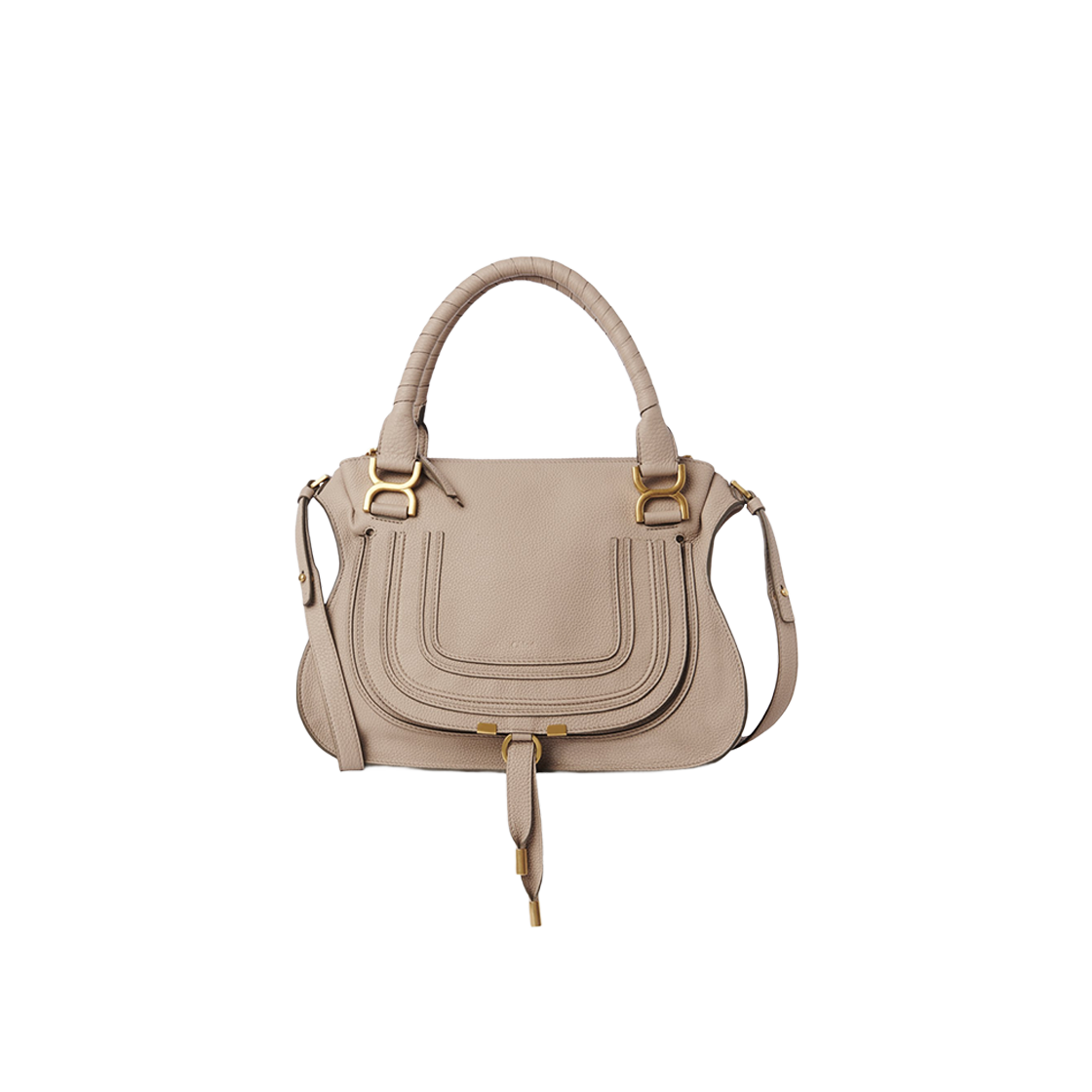 Chloe Marcie Double Carry Bag Nomad Beige 상세 이미지 1