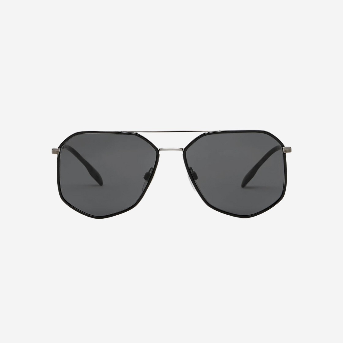 Burberry Geometric Frame Sunglasses Black 상세 이미지 1