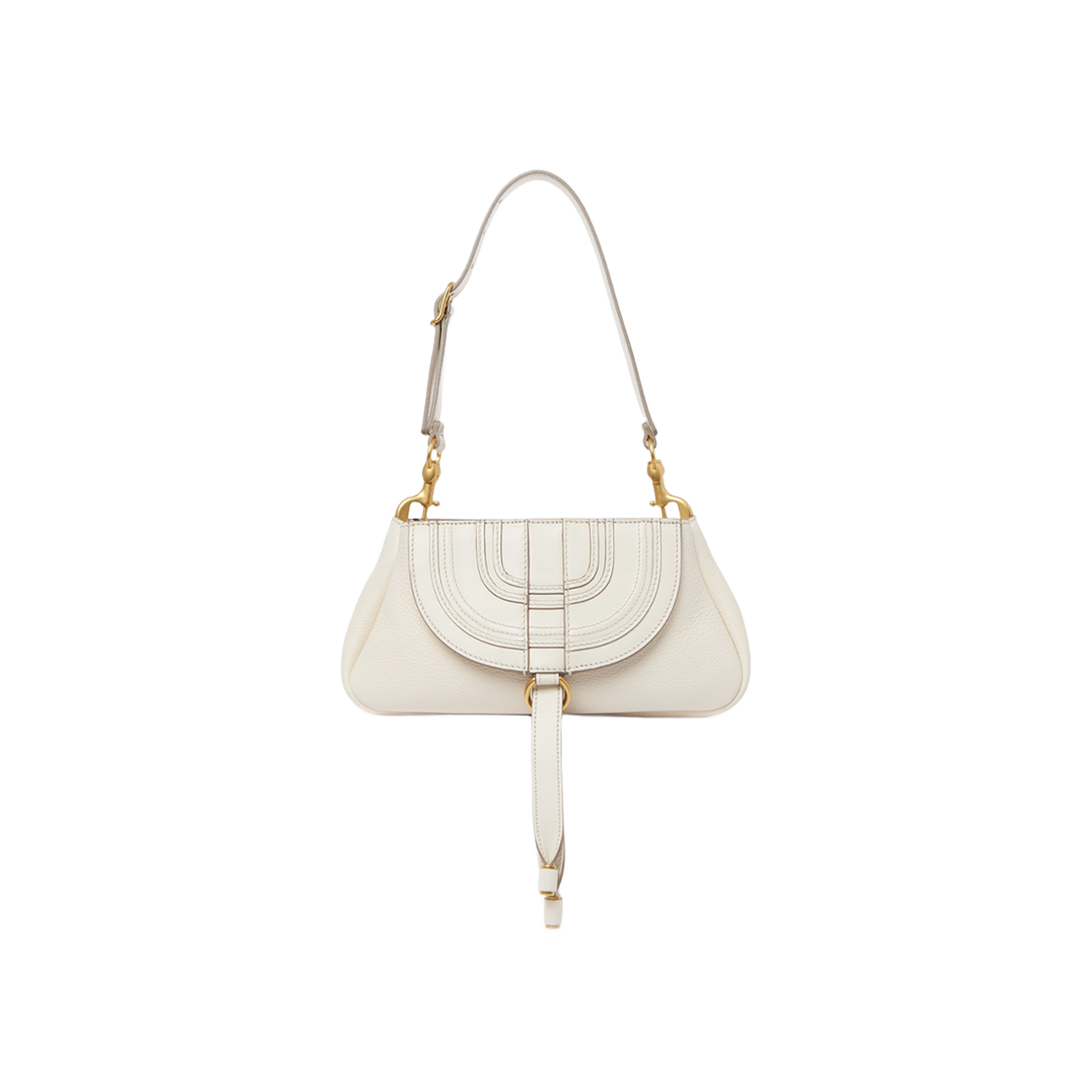 Chloe Marcie Medium Double Carry Misty Ivory