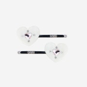 DNINI Heart Hair Slide White