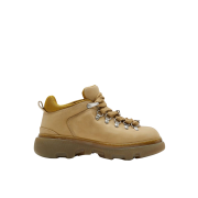 (W) Burberry Nubuck Trek Boots Taupe