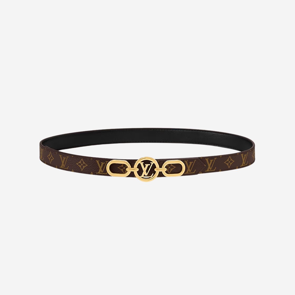 (W) Louis Vuitton LV Circle Prime 20MM Reversible Belt Monogram Black 상세 이미지 1