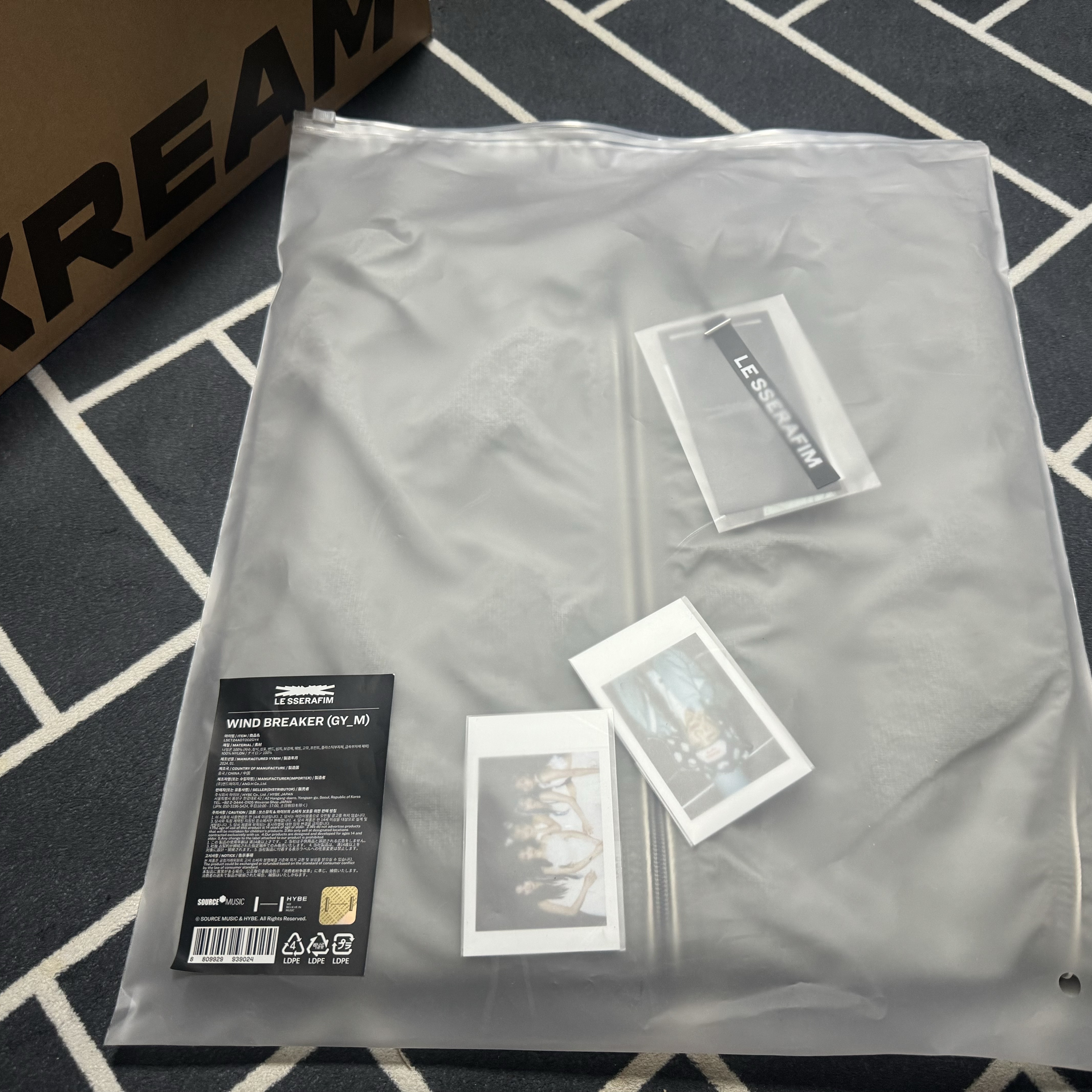 LE SSERAFIM WIND BREAKER上下セット XL 르세라핌 윈드 브레이커