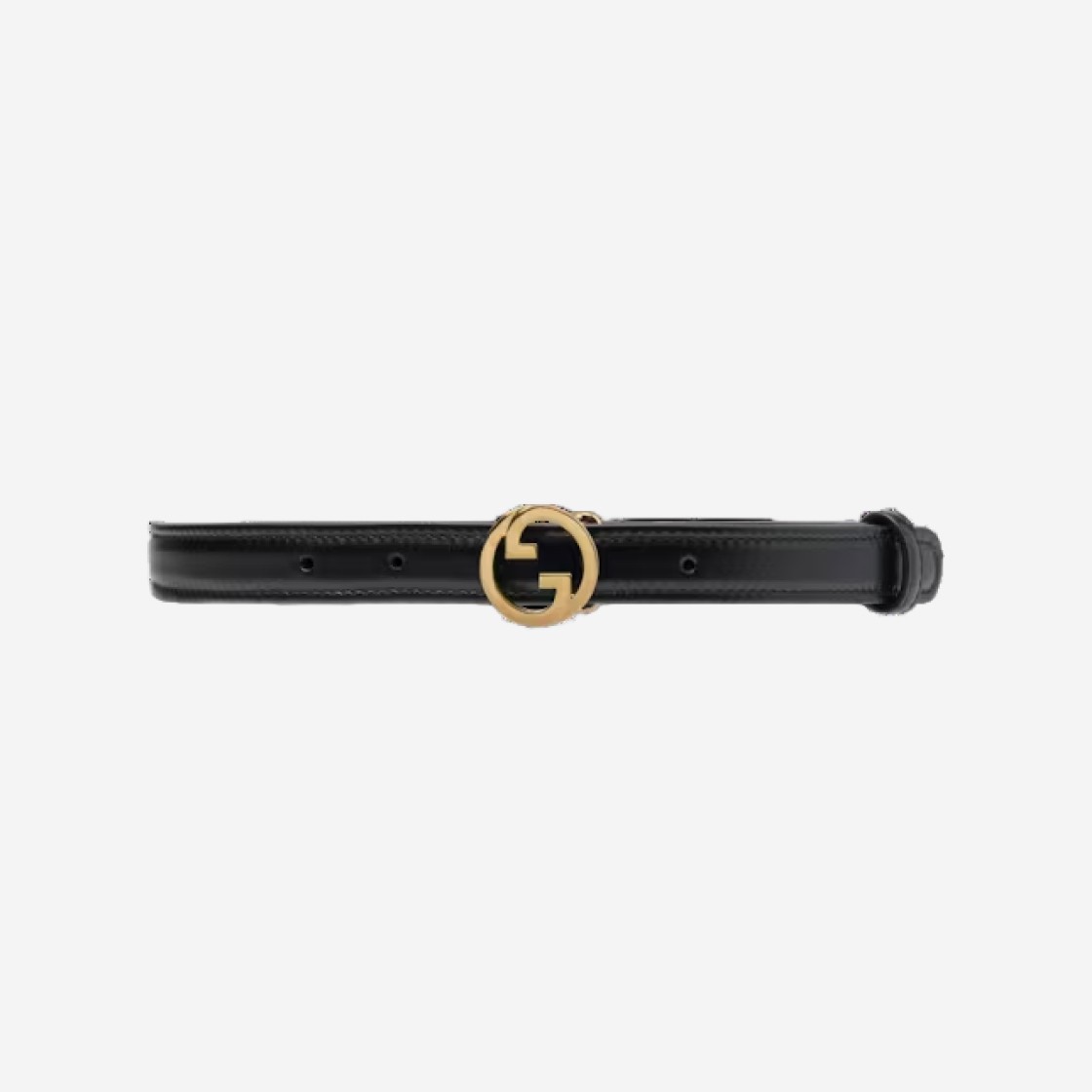 (W) Gucci Blondie Thin Belt Black Leather 상세 이미지 1