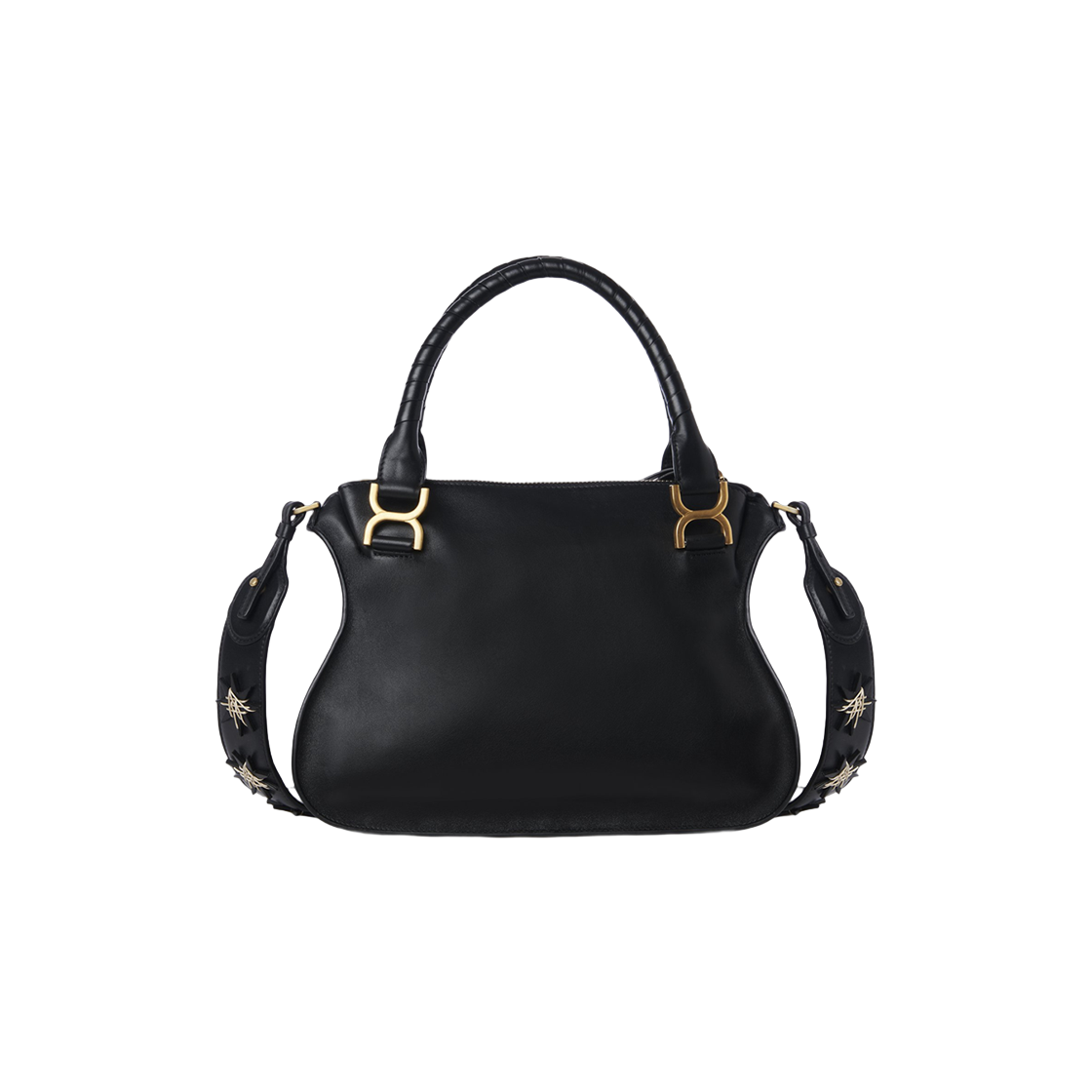 Chloe Marcie Double Carry Bag Black 상세 이미지 2