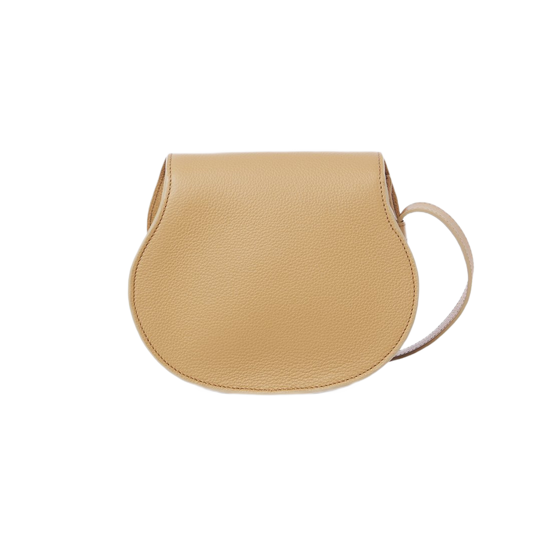 Chloe Marcie Small Saddle Bag Milky Brown 상세 이미지 2