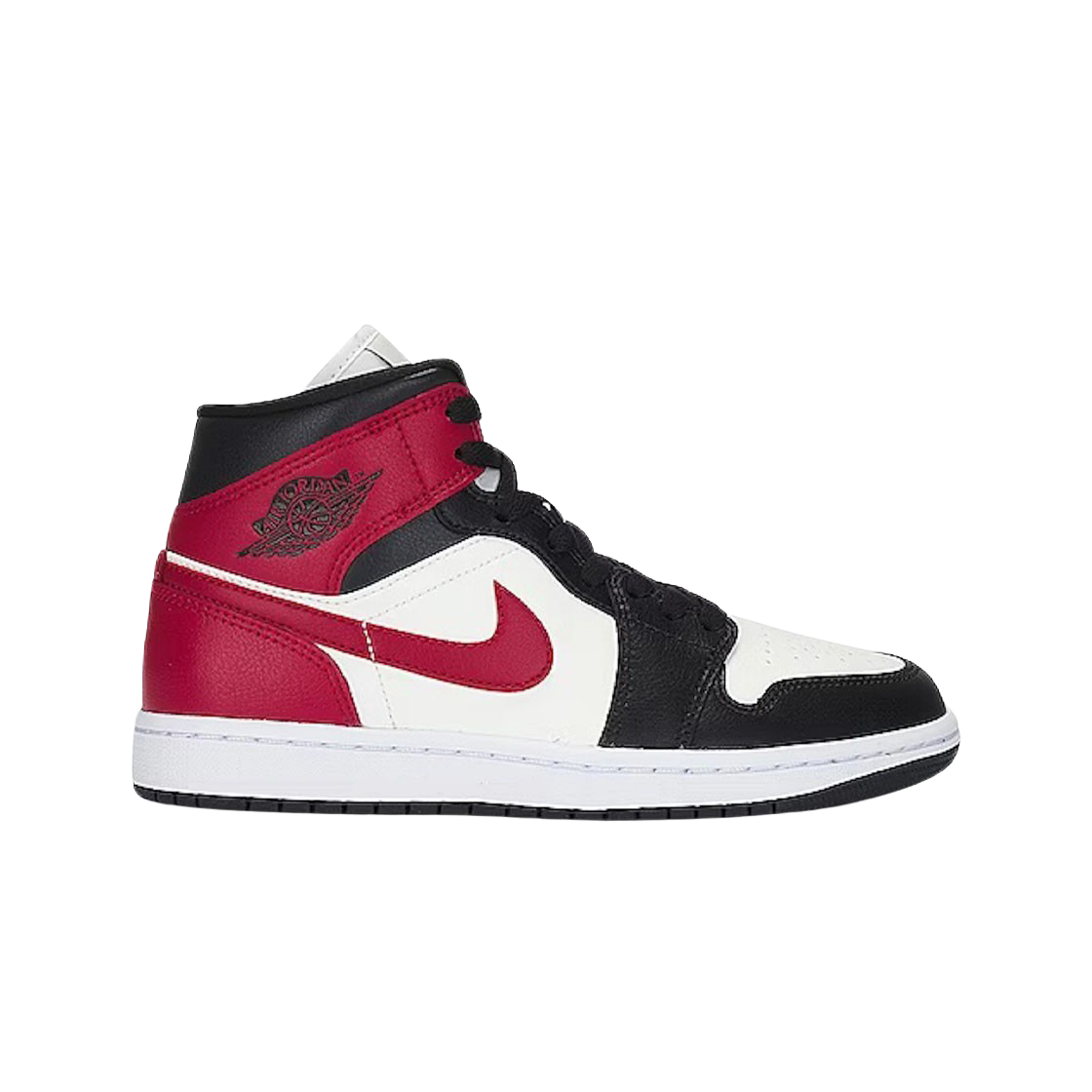 (W) Jordan 1 Mid Sail Gym Red 상세 이미지 1