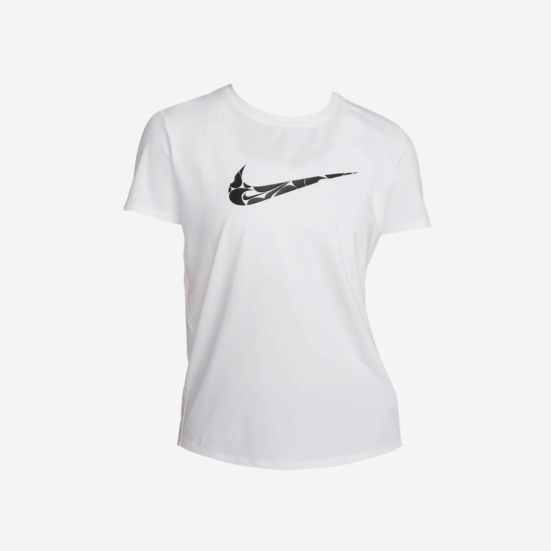 (W) Nike Dri-Fit One Swoosh Short Sleeve Running Top White - Asia 상세 이미지 1