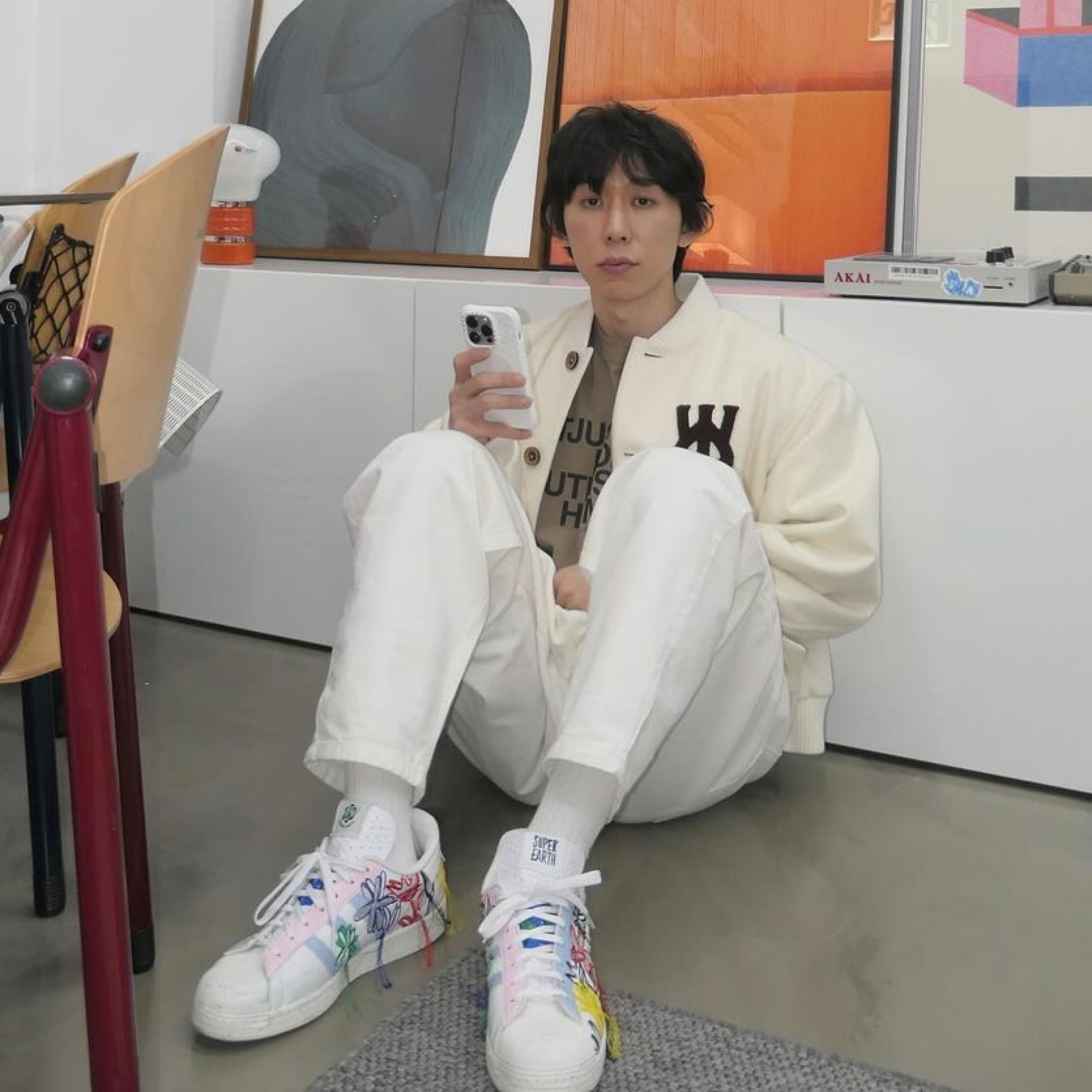 Adidas x Sean Wotherspoon Superstar Superearth 착용 스타일 - 2